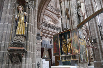 Gotische Lorenzkirche in Nürnberg Gotische Lorenzkirche in Nürnberg