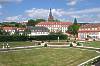 Blick auf Lustgarten, Schloss und Orangerie Blick auf Lustgarten, Schloss und Orangerie
