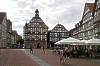 Marktplatz mit Rathaus Marktplatz mit Rathaus