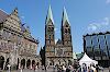 Marktplatz mit Rathaus, Dom und Haus der Bürgerschaft Marktplatz mit Rathaus, Dom und Haus der Bürgerschaft