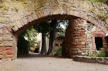 Ruinen am Schloss Mansfeld