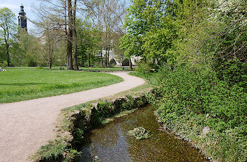 Eine der Leutraquellen Ilmpark Weimar
